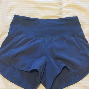 Lululemon high rise speed up shorts